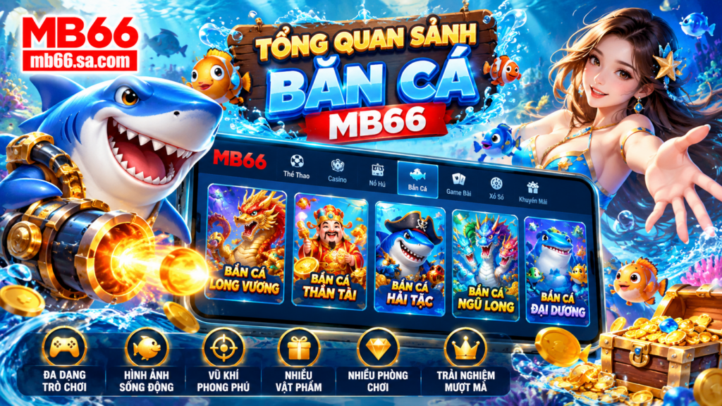 Tổng quan sảnh Bắn Cá MB66