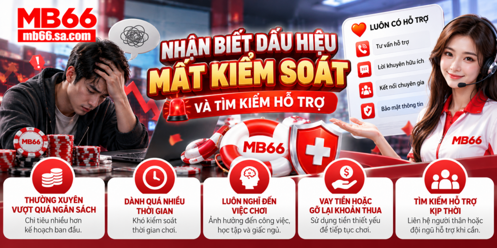 Nhận biết dấu hiệu mất kiểm soát và tìm kiếm hỗ trợ