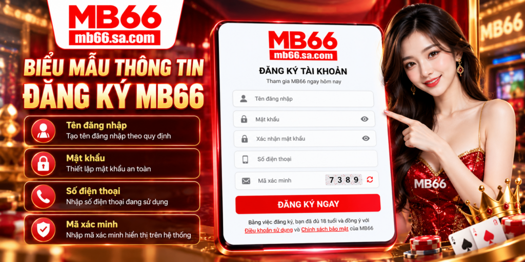 Biểu mẫu thông tin Đăng Ký MB66