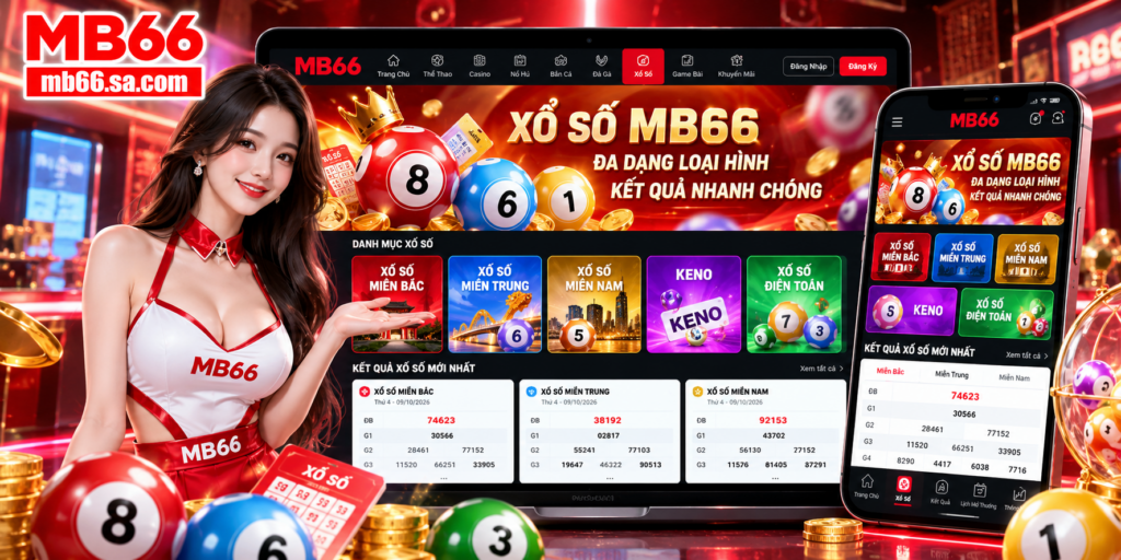 Tổng quan sảnh Xổ Số MB66